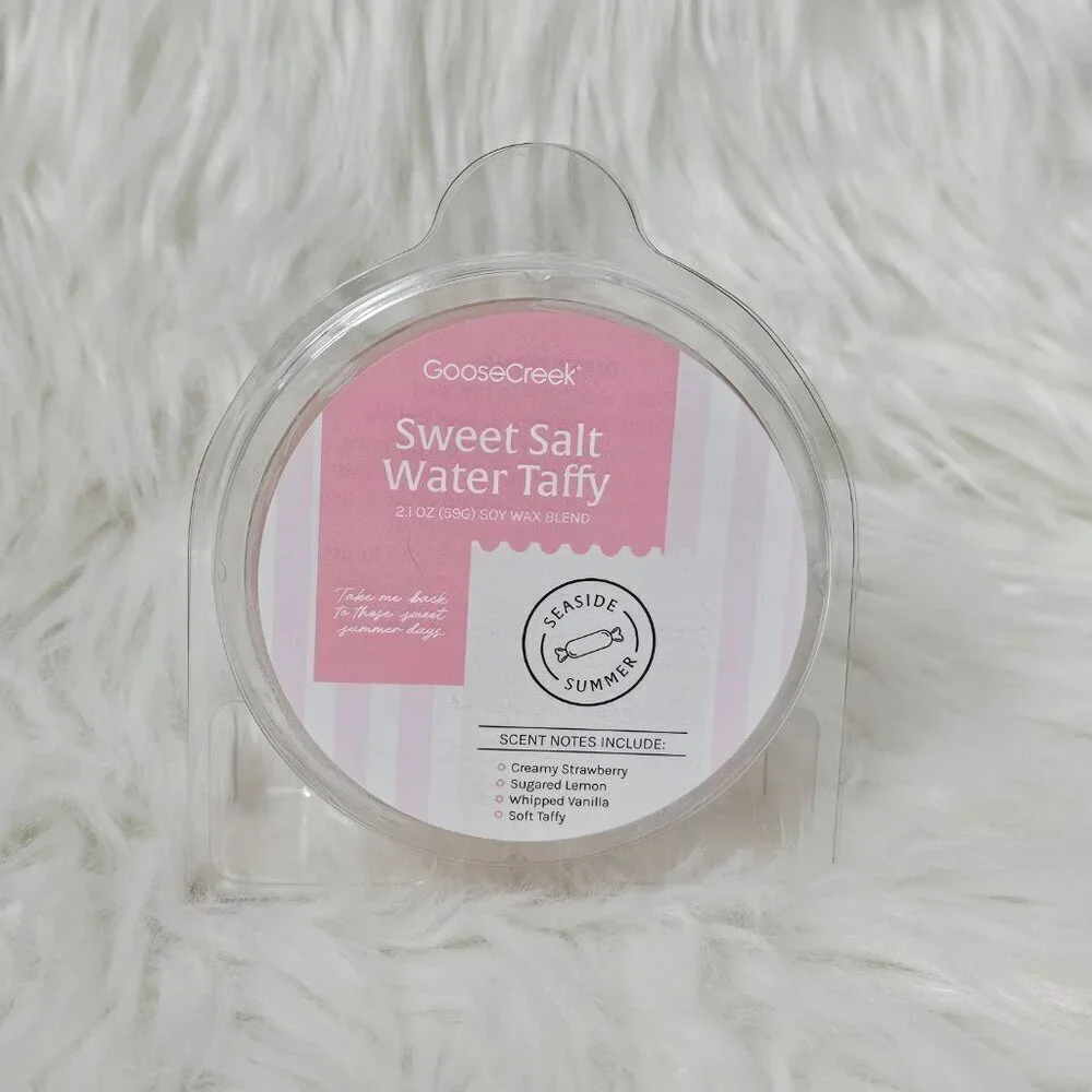 Goose Creek Sweet Salt Water Taffy Soy And Essential Oil Wax Melts NEW